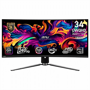 MSI MPG 341CQPX 34´´ - QD OLED - 2K UWQHD - 240Hz - Curvo - Monitor Gaming (REACONDICIONADO) para PC GAMING en GAME.es