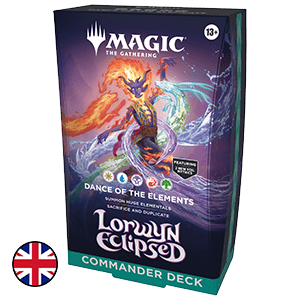 Mazo de cartas Magic: The Gathering Lorwyn Eclipsed Commander Deck Dance Of The Elements (ingles)