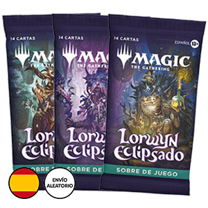 Sobre de cartas Magic: The Gathering Lorwyn Eclipsed Play Booster (Castellano) Sobre de cartas Magic: The Gathering Lorwyn Eclipsed Play Booster (Castellano)
