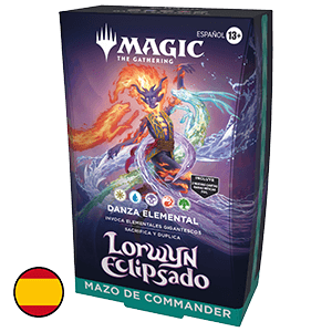 Mazo de cartas Magic: The Gathering Lorwyn Eclipsed Commander Deck Danza Elemental (Castellano)