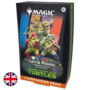 Mazo de cartas Magic: The Gathering Teenage Mutant Ninja Turtles Commander Deck (ingles)