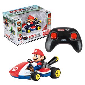 Coche de Radiocontrol Mario Kart 1:32 Race Kart, Mario (2.4Ghz, batería LiFePo+cargador)