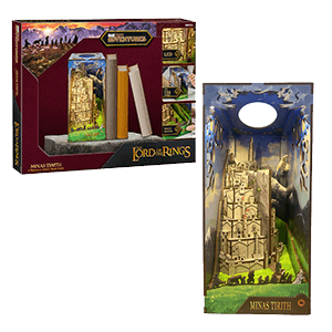 Book Nook con luz LED Tiny Adventures -  El Señor de los anillos "Minas Tirith" (134 piezas)