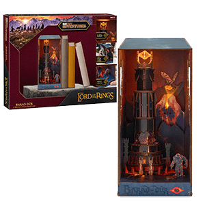 Book Nook con luz LED Tiny Adventures -El Señor de los anillos "Barad-Dûr" (155 piezas)