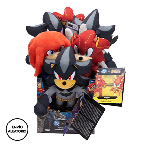 Peluche Sonic Project Jacket (Sonic, Knuckles, Shadow & Silver) de 25 cm (surtido)