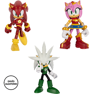 Figura Sonic Project Jacket Sonic (Sonic, Amy & Silver) de 13 cm (surtido)