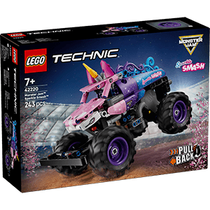 LEGO Technic Monster Jam Sparkle Smash con Motor de Carga Manual 42220