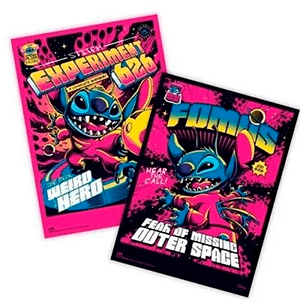 Pack 2 posters Disney Stitch 38x52 cm (REACONDICIONADO)