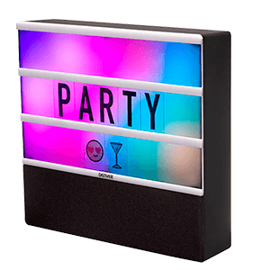 Altavoz Bluetooth con Luz con Letrero (REACONDICIONADO)