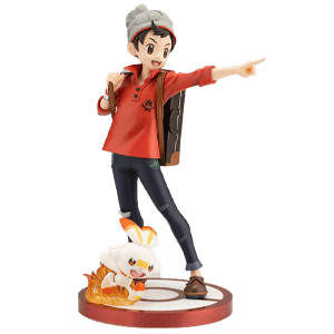 Figura Pokémon ARTFXJ Statue 1/8 Victor & Scorbunny de 21 cm para Merchandising en GAME.es