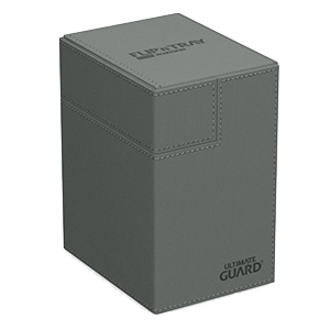 Caja de almacenaje para cartas Flip´n´Tray 133+ Xenoskin de color gris (133 uds)