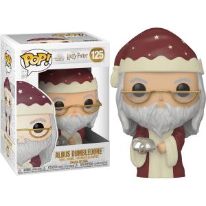 Figura POP Harry Potter Holiday Dumbledore (REACONDICIONADO)