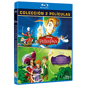 Pack 2 Películas: Peter Pan + Peter Pan en Regreso al Pais de Nunca Jamas