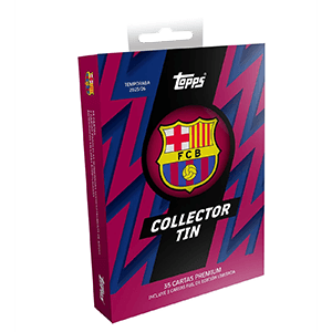 Caja metalica collector de cartas FC Barcelona 2025 - 2026