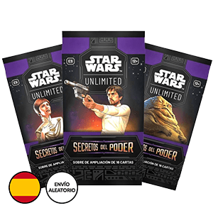 Sobre de cartas Star Wars Unlimited: Secretos del Poder (Castellano)