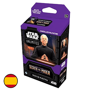 Mazos de cartas Star Wars Unlimited: Secretos del Poder Canciller Palpatine (Castellano) para Merchandising en GAME.es