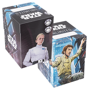 Caja de almacenaje para 60 cartas Star Wars Unlimited Cassian / Dedra
