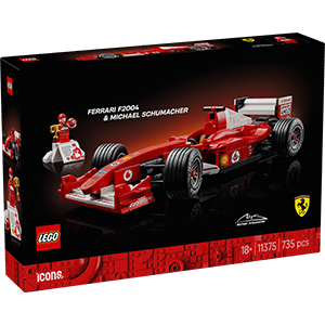 LEGO Icons Ferrari F2004 y Michael Schumacher 11375