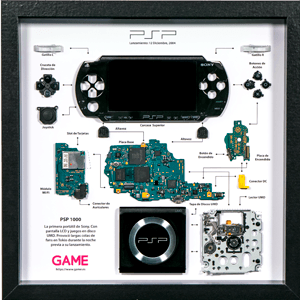 Cuadro Nostalgia GAME PSP 1000 32x42 para Retro en GAME.es