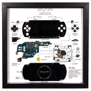 Cuadro Nostalgia GAME PSP 3000 32x42