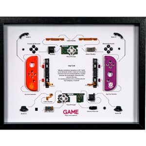Cuadro Nostalgia GAME NSW Joy-Con 32x42 para Retro en GAME.es