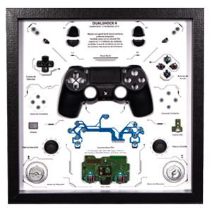 Cuadro Nostalgia GAME PS4 Dual Shock 4 Controller 32x42 para Merchandising en GAME.es