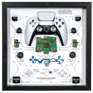 Cuadro Nostalgia GAME PS5 DualSense 5 Controller 32x42 para Merchandising en GAME.es