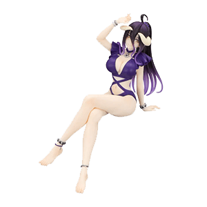 Figura Overlord Noodle Stopper Albedo Swimsuit Dark Purple Color Version de 16 cm