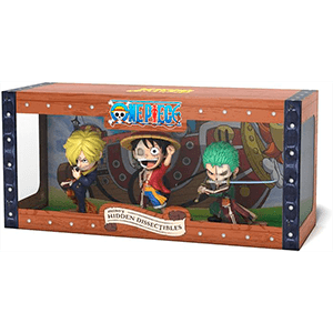 Pack de 3 figuras One Piece Series 1 - Luffy, Zoro y Sanji (REACONDICIONADO)