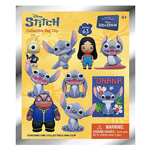 Colgante 3D Disney Stitch Movie Series 1 para Mochilas y bolsos (surtido) (REACONDICIONADO)
