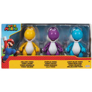 Blister 3 figuras Yoshi Super Mario Bros 10cm (REACONDICIONADO)