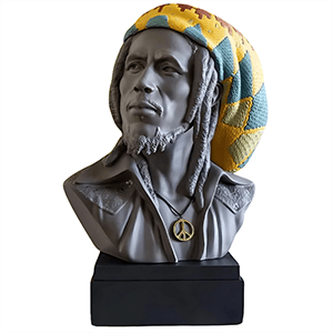 Figura de porcelana Lladró hecha a mano Bob Marley De 45 Cm