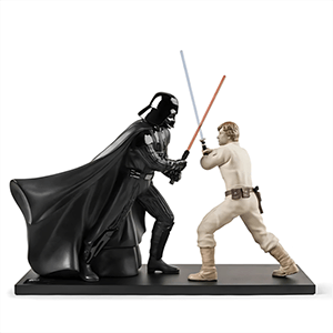 Figura de porcelana Lladró hecha a mano Batalla Bespin De 54 Cm para Merchandising en GAME.es