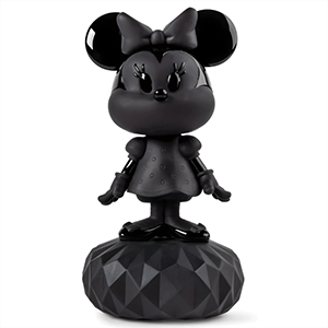Figura de porcelana Lladró hecha a mano Minnie Total Negro De 31 Cm