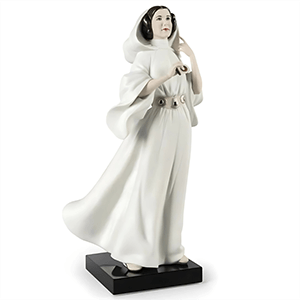 Figura de porcelana Lladró hecha a mano Princesa Leia Una nueva Esperanza De 35 Cm