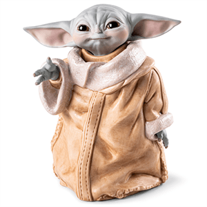 Figura de porcelana Lladró hecha a mano Grogu De 15 Cm