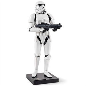 Figura de porcelana Lladró hecha a mano Stormtrooper De 40 Cm