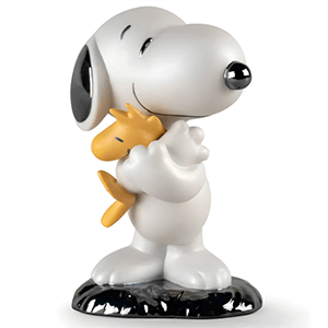 Figura de porcelana Lladró hecha a mano Snoopy De 13 Cm