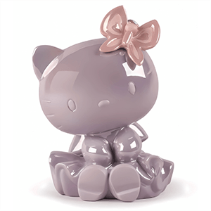 Figura de porcelana Lladró hecha a mano Hello Kitty De 23 Cm