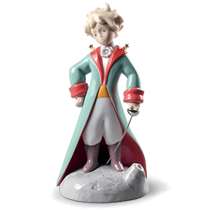 Figura de porcelana Lladró hecha a mano The Little Prince De 24 Cm