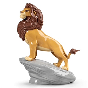 Figura de porcelana Lladró hecha a mano Simba De 23 Cm