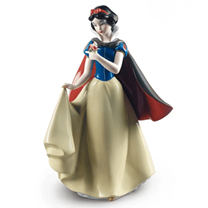 Figura de porcelana Lladró hecha a mano Blancanieves De 26 Cm
