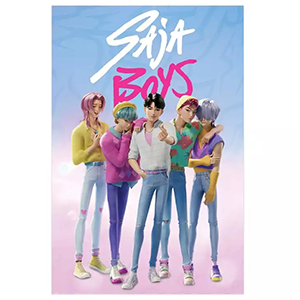 Kpop Demon Hunters Maxi Póster Saja Boys 61 X 91.5 Cm