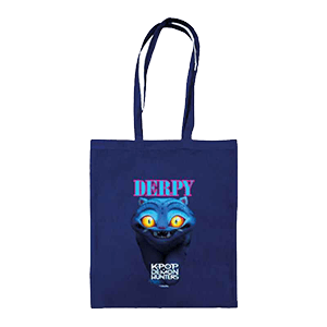 Kpop Demon Hunters Bolsa Tote Reutilizable Bag Azul Derpy