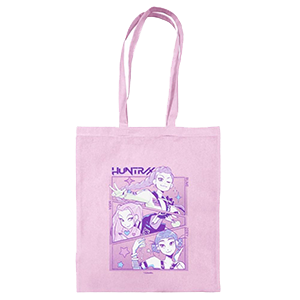 Kpop Demon Hunters Bolsa Tote Reutilizable Rosa Huntrix