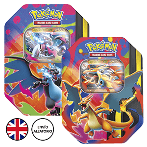 Lata Pokémon JCC Mega-Charizard (inglés) para Merchandising en GAME.es