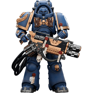 Figura Warhammer 40,000: Space Marine 2 Ultramarines Heavy Artificer Armor de 13 cm
