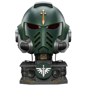 Réplica Casco con stand Warhammer 40,000: Dark Angels MkX de 44 cm