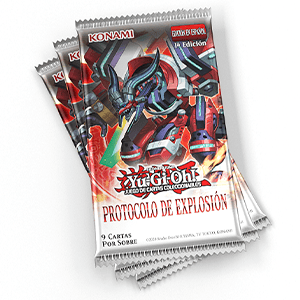 Pack de Cartas Yu-Gi-Oh! JCC: Protocolo de explosión 3 sobres