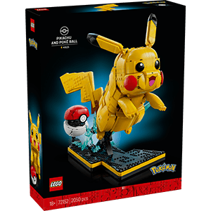 LEGO Pokémon Pikachu y Poké Ball 72152